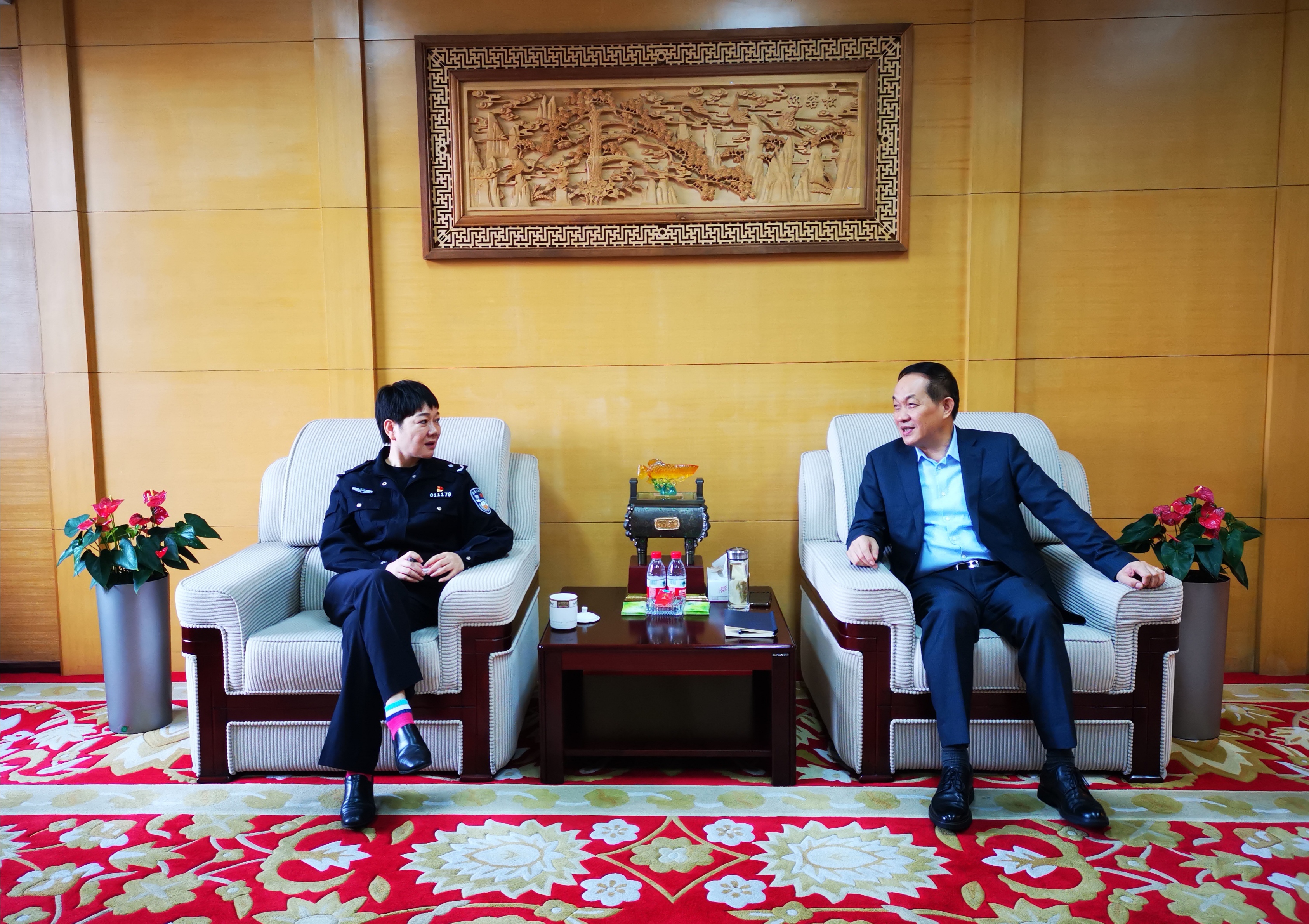 拱墅區公安分局領導蒞臨集團走訪